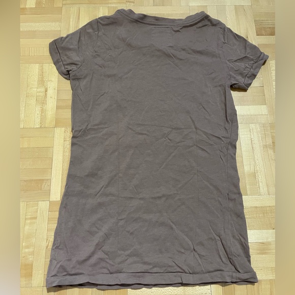Abercrombie & Fitch Taupe Mauve Moose Graphic Tee Y2K Vintage - Picture 5 of 11